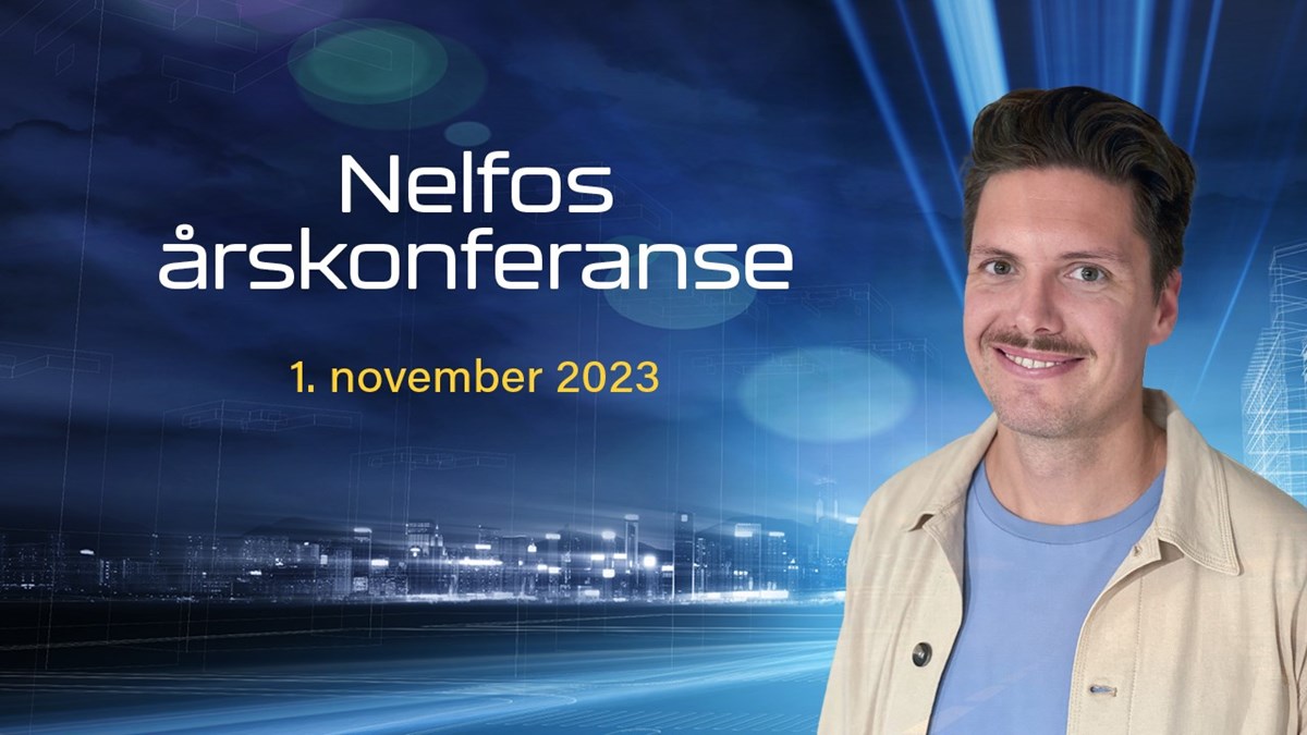 Andreas Wahl er programleder for Nelfos årskonferanse 2023.